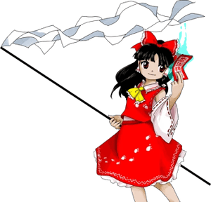 This is the Avatar Image for the Reimu Hakurei AI Voice and Text to Speech Generator